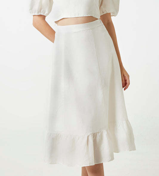Tencel Linen Blend Skirt